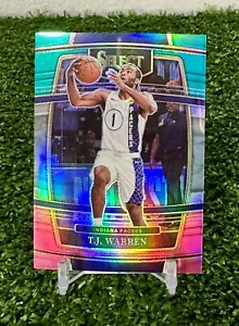 2021-22 SELECCIONAR BALONCESTO TJ WARREN Tri Color/49 NO. 6 INDIANA PACERS Rosa Azul - Imagen 1 de 3