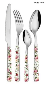 Neva servizio tavola 6 persone set posate 24pz BISTROT DECOR ROSES BD14014 - Imagen 1 de 1