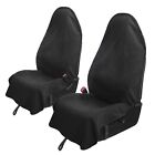 2pcs Waterproof Towel Front Seat Covers Non-Slip Bucket Seat Protector