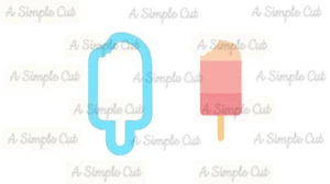 Popsicle with Bite Cookie Cutter - Picture 1 of 1