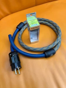Furutech FP-3ts20 power cable 1.5m with E-38 Rhodium Schuko + Via Blue filters - Picture 1 of 4