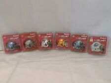 8 Riddell NFL Kansas City Chiefs Mini Helmet Pocket Chrome Football MIP