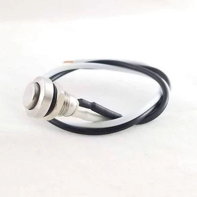 Tesi Switch MICRO Metal Stainless Steel 8mm Momentary Guitar Kill Switch - Image 1 of 3