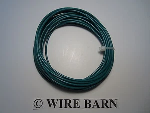 MTW 20 AWG GAUGE GREEN STRANDED COPPER WIRE 25 FEET MACHINE TOOL WIRE- USA MADE - Picture 1 of 1