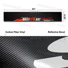 Windshield Carbon Fiber Vinyl Window Ralliart Drift Racing Banner Decal Sticker