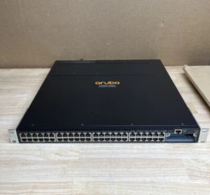 ✅ HP ARUBA 3810M 48-PORT 1-Slot Switch JL072A + Power Supply TESTED - Picture 1 of 7