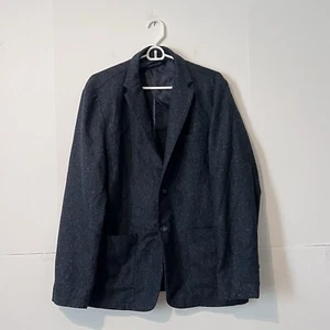 Neiman Marcus Mens Jacket Blazer Size 52 Italy ( Size large U.S.) Wool Charcoal - Picture 1 of 9