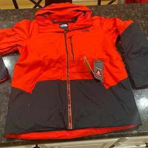 Neu mit Etikett The North Face rot Sickline isolierte Kapuzenskijacke für Herren Gr. LG REG 299 $ - Bild 1 von 12