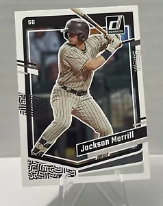 π₯ JACKSON MERRILL 2023 Panini Donruss - SAN DIEGO PADRES STAR ROOKIE π₯ - Picture 1 of 3