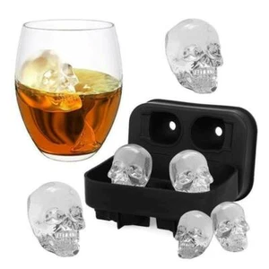 DIY 3D Diamond Silicone Ice Cube 4-Tray Whiskey Cocktails Maker Mold Bar Tools - Picture 1 of 10