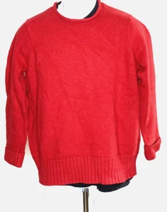 preowned, Ralph Lauren , 1X, red, merino,cashmere, angora,blend, sweater, VGC - Picture 1 of 6
