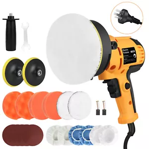 Electric Polisher Buffer Sander Car Polishing Machine 5" Buffing Sponge Kit - Picture 1 of 15