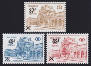 BELGIUM 1970 Train Parcel Stamps Surcharges Aarlen Arlon with TR404 € 245 - Picture 1 of 1
