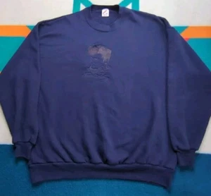 Vintage Elvis Presley Embroidered Sweatshirt Made In USA Crewneck Pullover 3XL - Picture 1 of 4