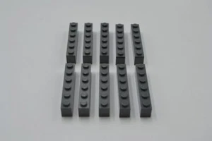 LEGO 10 x Basisstein neues dunkelgrau Dark Bluish Gray Brick 1x6 3009 - Bild 1 von 2