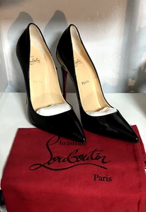 Christian Louboutin So Kate Heels 120, Black patent, Size 40.5 BNIB - Picture 1 of 7