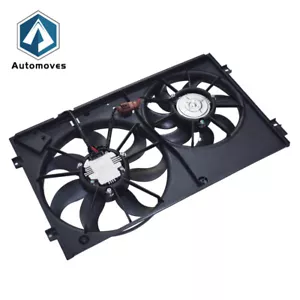 1K0959455ET For 2005-15 Volkswagen Jetta Radiator Condenser Cooling Fan Assembly - Picture 1 of 9