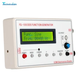 FG-100 DDS Function Signal Generator Module 1HZ-500KHz Sine + Square Wave - Picture 1 of 12