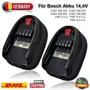 Neu Für Bosch 14.4V Akku 2 607 336 038,2 607 336 037 PSB 14,4 LI-2 PSR 14,4 LI-2 - Bild 1 von 16