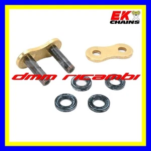 Giunto per catena Moto EK 520 ZZZ X-Ring Oro Xring falsa maglia chiusura - Foto 1 di 1