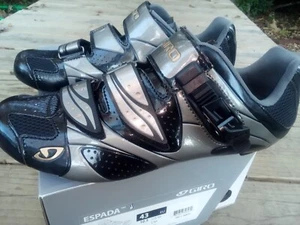 NEW Giro ESPADA Carbon Women's Road Shoes, Charcoal/Titanium 10.5w - Picture 1 of 4
