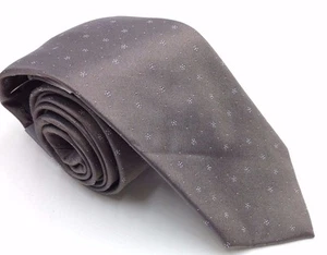$125 Kenneth Cole Mens Floral White Silk Beige Necktie Classic Neck Tie 58x2.5 - Picture 1 of 4