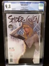 CGC 9.8 Spider Gwen # 1 Limited Edition Comix Molina Variant 1st Solo Title KEY