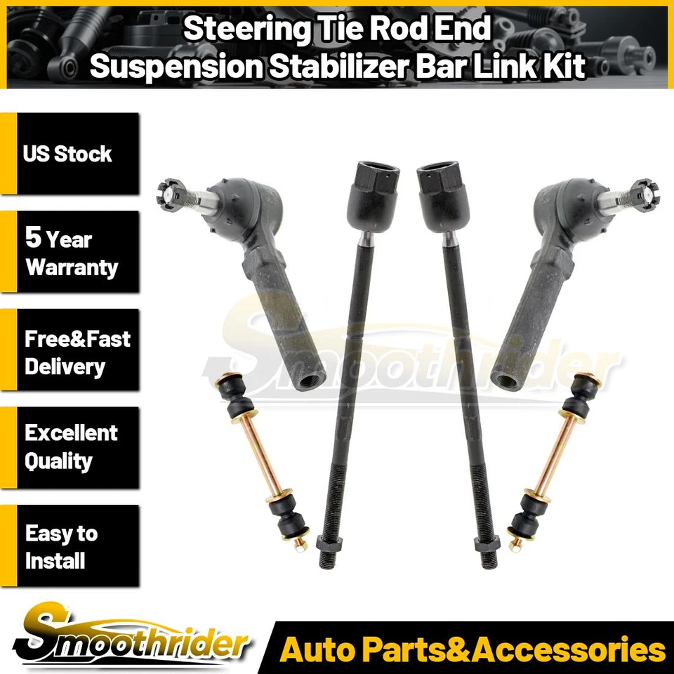 Комплект звеньев стабилизатора подвески переднего анкерного стержня Mevotech 6 шт для Ford Mustang 1994-2004 - Изображение 1 из 4