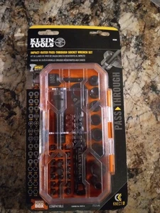Klein Tools 65300 Impact Rated Pass Thru 6" Socket KNECT Wrench Set Brand New - Bild 1 von 9