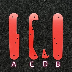 4 tipi colore rosso rivestimento G10 per coltello svizzero Victorinox 91 mm SAK FAI DA TE MOD - Foto 1 di 9