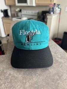 Florida/Miami Marlins MLB Baseball Twins Ent. Snapback Hat One Size Cap Vintage - Picture 1 of 4