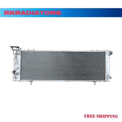 3 Rows Radiator For Jeep Cherokee Wagoneer 1991-2001 Comanche 1991-1992 Aluminum - Image 1 of 4