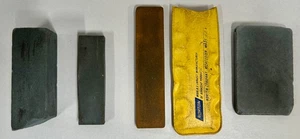 Lot Of Vintage Chisel Knife Razor Sharpening Honing Stone Parts Pieces (A7) - Picture 1 of 11