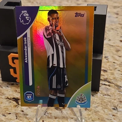 2025-26 Topps Premier League - Alexander Isak Gold Foil /50 #231 Newcastle  - Image 1 of 3