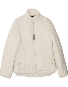 FILA Womens Padded Jacket IT 38 XS White Polyester Y102 - Picture 1 of 3