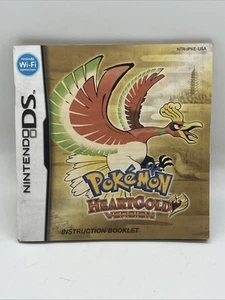 Pokemon HeartGold Nintendo DS Authentic OEM Instructional Manual Only Fast Ship! - Picture 1 of 3