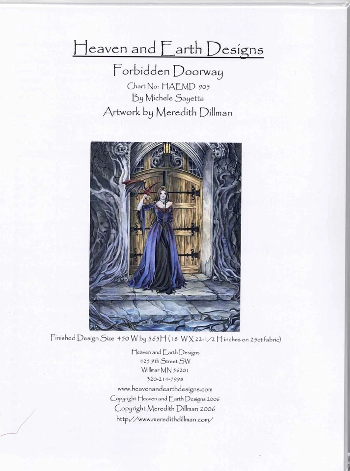 Heaven and Earth Designs Pattern Forbidden Doorway by Meredith Dillman - Image 1 of 1