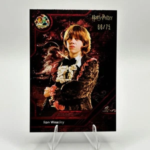 Harry Potter Ron Weasley /75 - 2025 Kakawow Cosmos Red Auto Script Art SP - Picture 1 of 4