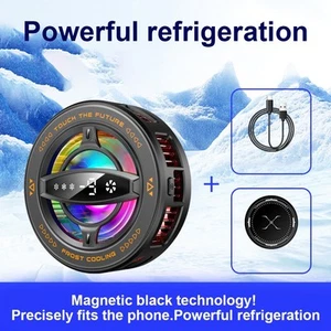 Refroidisseur T??l??phone Magn??tique RGB avec Engrenages R??glables pour Amateu - Zdjęcie 1 z 12