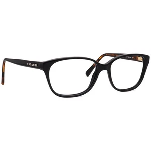 Coach Eyeglasses HC 6103 5442 Black Tortoise Semi Butterfly Frame 54[]16 140 - Picture 1 of 6