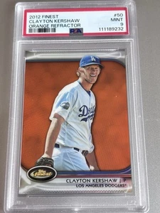 2012 Topps Finest - Clayton Kershaw #50 rifrattore arancione /99 - Foto 1 di 3