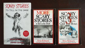 Lot 3 Scary Stories to Tell in the Dark Series Books by Alvin Schwartz - Picture 1 of 2