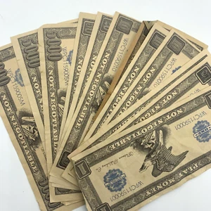 1960's Whitman Publishing Co Play Money Western Vtg Currency Dollars 5000 Toy - Picture 1 of 3