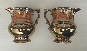 Antique Allertons Lustreware Jugs - Picture 1 of 3