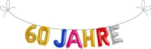 Metall Folien Ballon Set 60 Jahre bunt - Bild 1 von 1