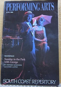 Sunday In The Park With George - Program - South Coast Repertory  1989 - Picture 1 of 4