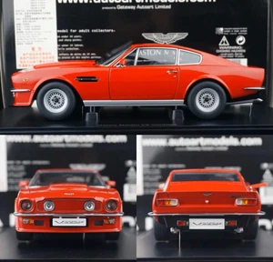 AUTOart 1:18 scale Aston Martin V8 Vantage 1985 (Suffolk Red) Rowan Atkinson - Picture 1 of 8
