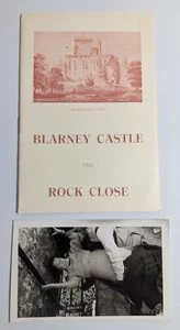 1961 Publication Booklet Pamphlet with B&W Photo Blarney Castle Kissing Rock - Picture 1 of 11