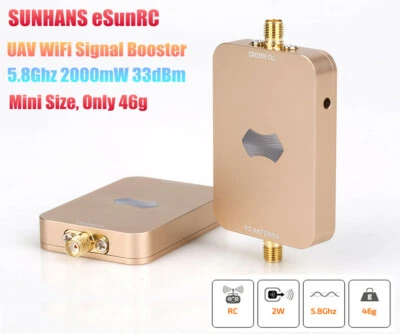 Sunhans eSunRC 5.8GHz 2000mW 33dBm WiFi Signal Booster UAV Amplifier For RC, UAV - Image 1 of 4