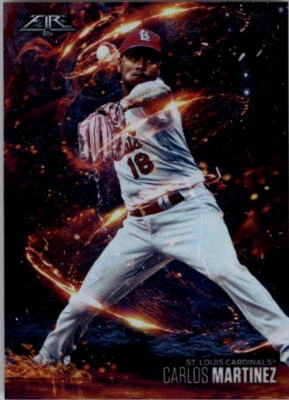 2018 Topps Fire Flame Throwers #FT12 Carlos Martinez - NM-MT - Image 1 of 2